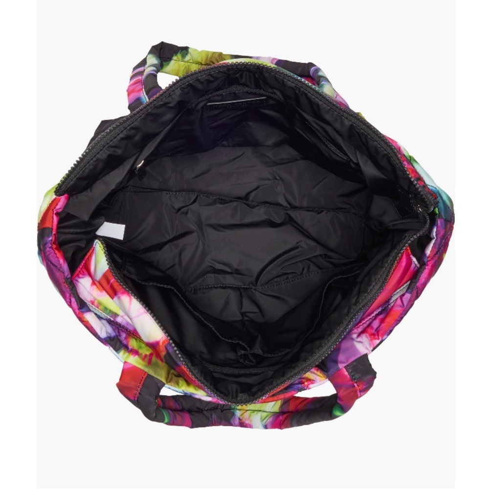 Marc Jacobs, Multicolor Floral Quilted Nylon Tote Bag, STUNNING - Picture 5 of 10